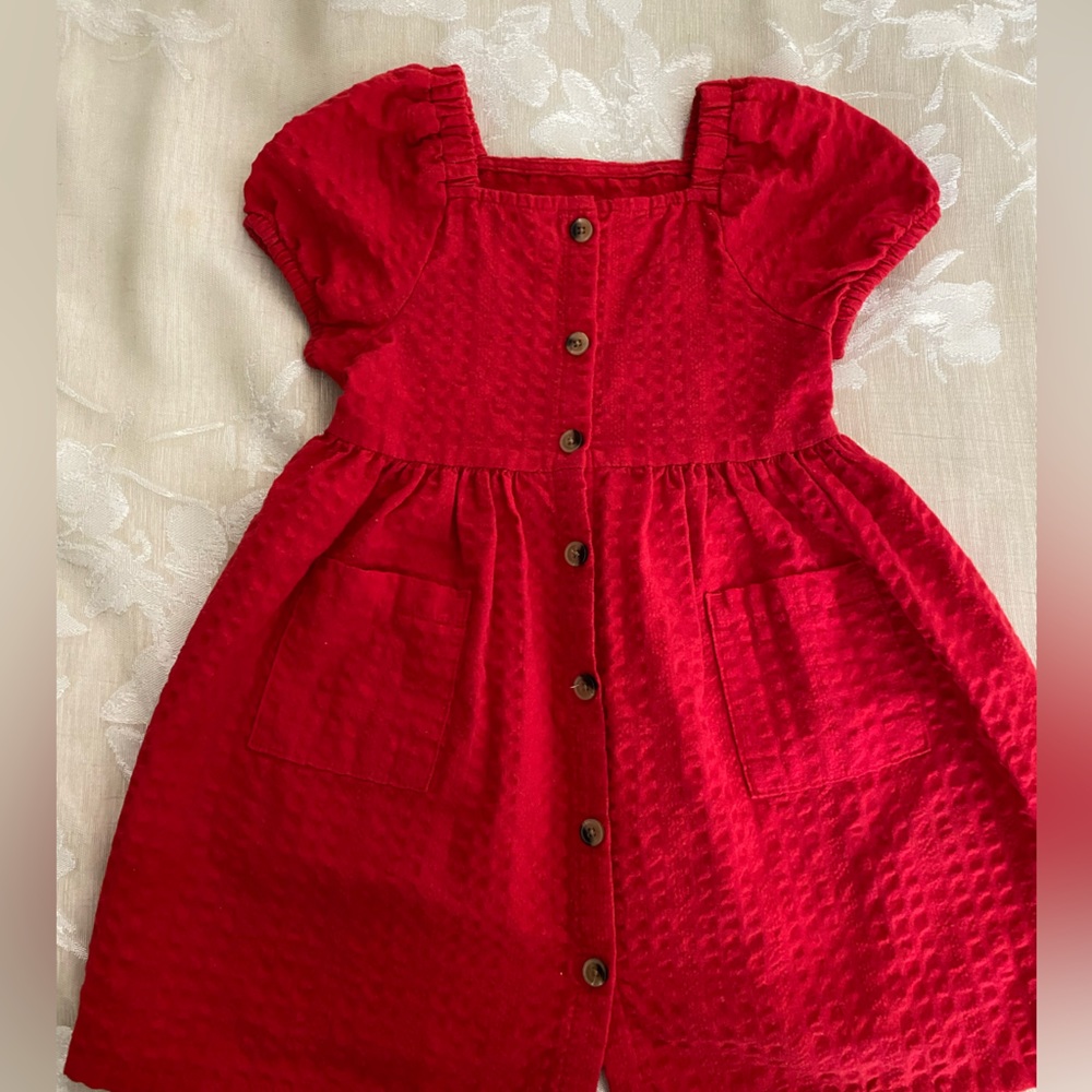 Red Old Navy dress